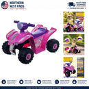 Electric 4 Wheeler Ride-On ATV for Kids - Pink and Purple - 6V Battery Powered Toddler Toy
