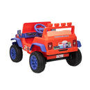 Bluey 12V Electric Ride-On Car with Functional Headlights, Designed for Ages 3 and Up