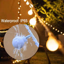 Dual Power Globe String Lights, 32.8 FT with 80 LEDs