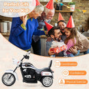 White Harley Davidson 6V Electric Ride-On Motorcycle for Kids