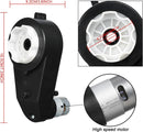 Set of 2 RS550 12V Gearbox Motors 40000RPM for Jeep Kid Trax Upgrade