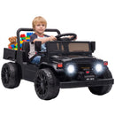 Toyota FJ45 Pick Up Electric Ride-On Truck for Kids, 24V, Black