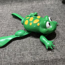 Froggy The Frog: Vibrant Green Bath Buddy Also Scoots On Floor Pool Toy Works!