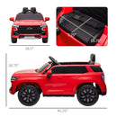 Red Chevy TAHOE SUV Ride-On Electric Toy Car for Kids with Remote Control