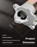 OCPTY Starter Compatible with 1992 Ford Bronco 4.9L and 5.0L Models