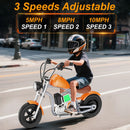 UL Approved Electric Mini Chopper Motorcycle for Kids 5-8 Years, 160W, 3 Speed