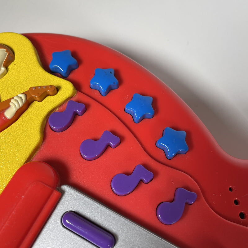 Red Spin Master Musical Guitar Toy 2003