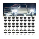 24 White LED Rock Light Pods for Trucks, UTVs, ATVs, SUVs, RZRs, and Pickups