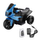 6V Electric 3-Wheel Ride-On Motorcycle for Kids with Remote Control and LED Lights