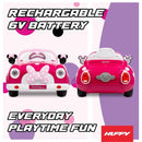 Huffy 6V Disney Minnie Mouse Remote-Controlled Convertible Ride-On Car for Kids 3+