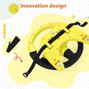Yellow RedCrab Kids Steering Wheel Toy with Brake and Gas Pedals