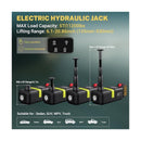E-HEELP 5 Ton Cordless Electric Car Jack Set with Battery and Impact Wrench