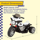Police-Themed 3-Wheel Ride-On Motorcycle for Kids with Reverse Feature