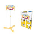 Lexibook Peanuts Adjustable Microphone Stand with Dual Mics, Voice Effects, and Illumination