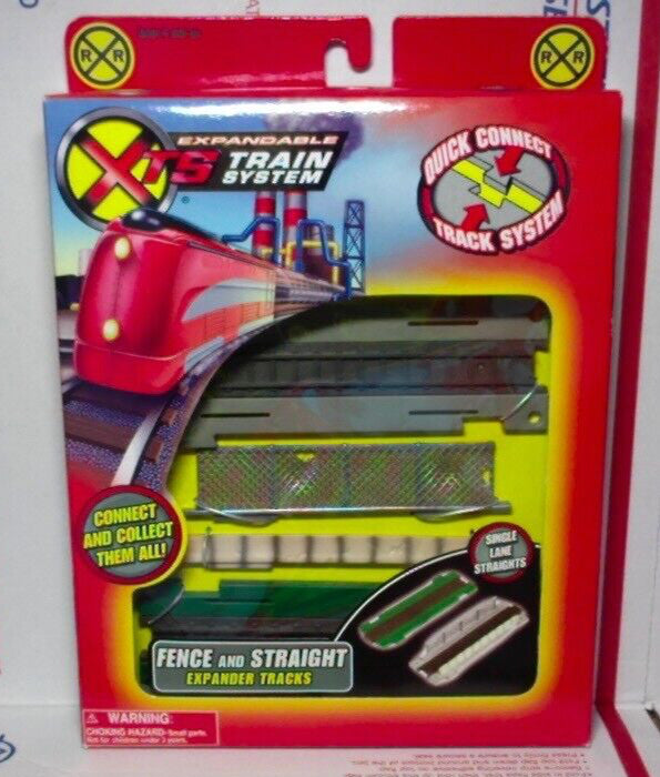 Expandable Train Track System with 11 Track Extenders Set