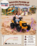 JCB 3CX 24V Licensed Excavator Ride-On Toy for Kids, Backhoe Digger Play Vehicle