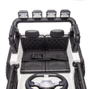 24V Electric Ride-On Car for Kids with 400W Power, Remote Control, Music, and LED Lights - White