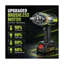 E-HEELP 5 Ton Cordless Electric Car Jack Set with Battery and Impact Wrench