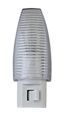 Pair of UL Certified Night Lights with On/Off Switch and Transparent Top