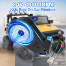 High-Speed 24V RS555 Motor Gearbox Set for Kids Ride-On Cars