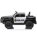 12V Police Car Ride-On Toy with Remote Control, Dual Motors, and Sound Features