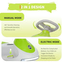 12V Rechargeable Wiggle Car with Pedal and Swing for Kids - Grey