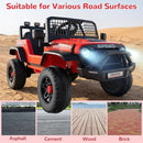 24V Children's Electric Ride-On Vehicle with Remote Control, Bluetooth, LED Lighting & Horn