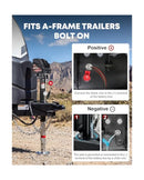 Kohree 9000 lbs 12V A-Frame Electric Trailer Jack with Integrated Level and Wiring