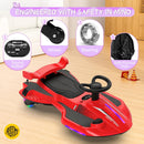 Rechargeable 2-in-1 12V Electric Wiggle Car and Swing Toy for Kids
