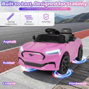 Ford Mach E Electric Ride-On Toy with Parental Control, LED Lights, Horn, and Music