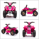 Pink 4-Wheeler Ride-On ATV for Toddlers Aged 18-36 Months