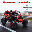 24V 400W Children's Ride-On UTV with Remote, 4-Wheel Suspension, Bluetooth Music, and LED Lights