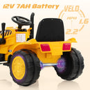Kids' 12V Electric Excavator Ride-On Vehicle with Remote Control