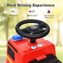 Costzon Red Fire Truck Ride-On Car for Kids Aged 18-36 Months
