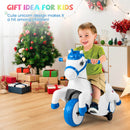 12V Ride-On Unicorn Toy for Kids with Training Wheels, Music, and One-Button Start