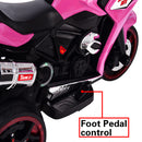 12V Kids Electric Ride-On Motorcycle with 3 LED Lighted Wheels