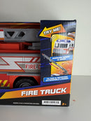Adventure Force Fire Truck with Extendable Ladder, Lights, and Sounds for Ages 3+