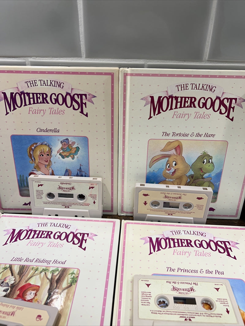Worlds of Wonder The Talking Mother Goose Book and Tape Cassette Set