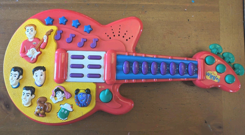 Play-Along Musical Guitar Toy with Touring Party Songs 2003 Red Spin Master
