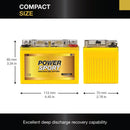 ExpertPower YTX4L-BS / YT4L-BS 12V 4Ah SLA GEL Motorcycle Battery with 120 CCA