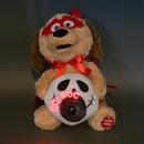 Halloween Singing Plush Dog with Lights and Sound