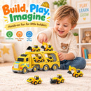 Veslier Building Vehicle Playset for Kids Ages 3 to 6