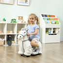 Qaba 6V Electric Ride-On Horse Toy for Children Aged 1.5 to 5 Years