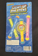 Glow-in-the-Dark Dive Sticks Light Show Set for Pool Parties - 4 Pack