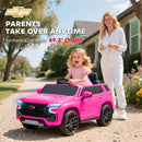 12V Pink Electric Ride-On Car for Kids