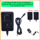 24V Battery Charger for Ride-On Cars and Toys | Red/G...
