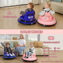 Kids' Bumper Car, 1.9MPH Max, 12V Ride-On Toy with Remote Control, 2-Speed