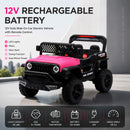 Remote-Controlled Electric Ride-On Car with Swing and Music for Children Aged 3-5