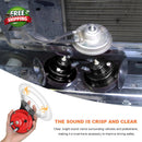 Pair of High-Volume 12V Waterproof Electric Train Horns with Snail Sound