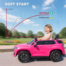 12V Pink Electric Ride-On Car for Kids